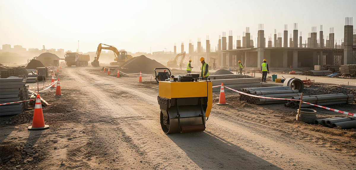 Walk-behind Single Drum Road Roller