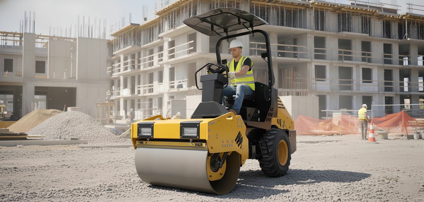 3.5T Single Drum Full Hydraulic Road Roller