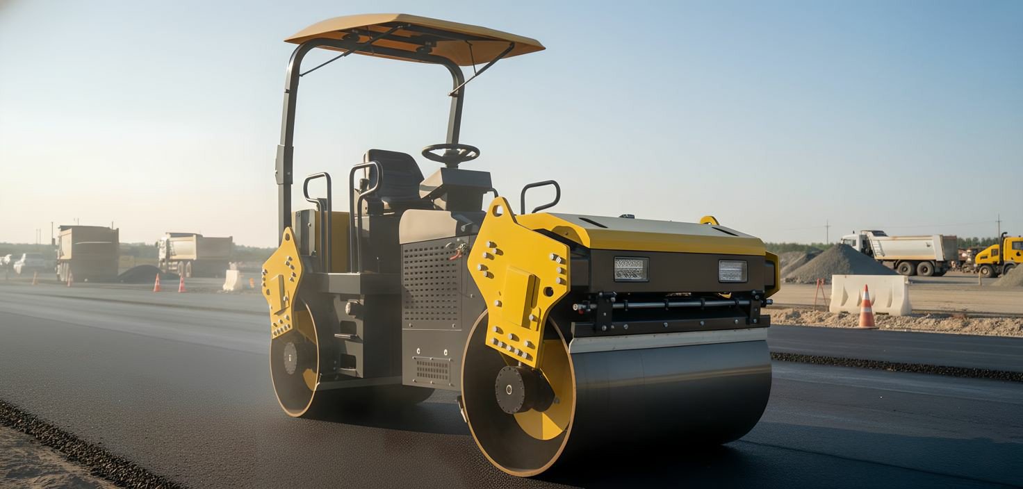4T Double Drum Road Roller