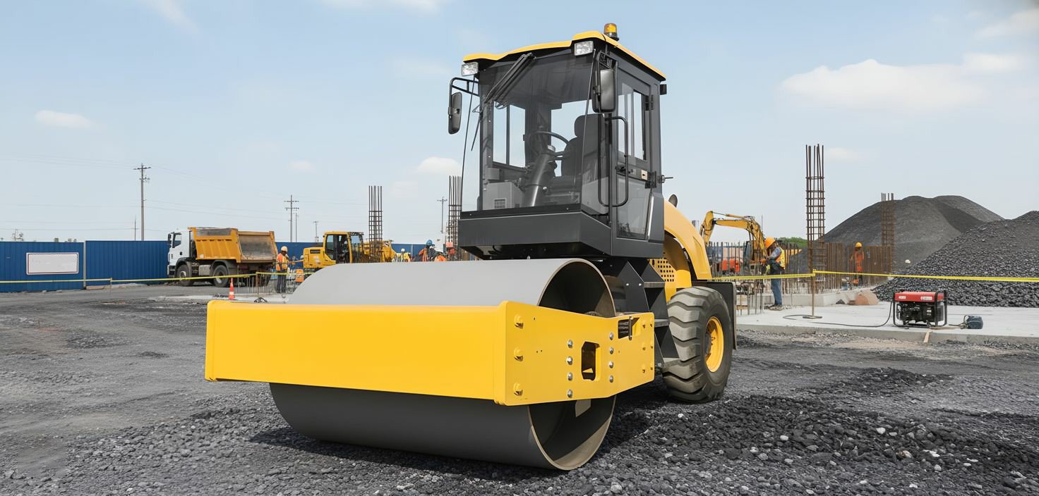 4T Full Hydraulic Single Drum Road Roller