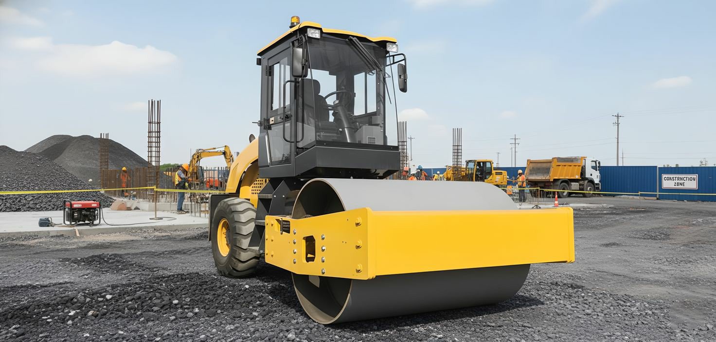 6T Full Hydraulic Single Drum Road Roller