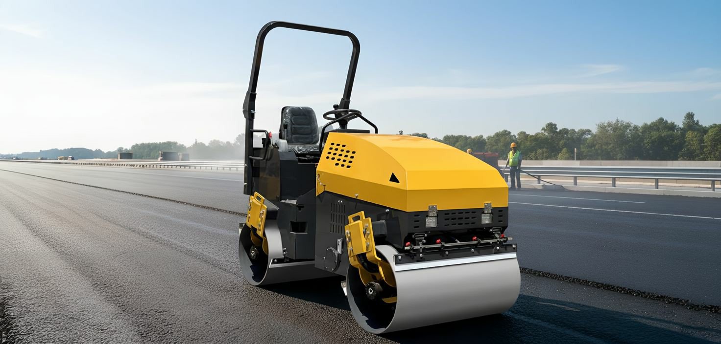 3T Double Drum Road Roller