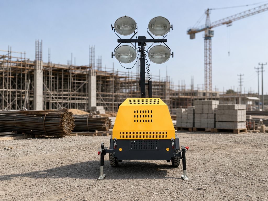 LUXIN Mobile Metal Halide Lighting Tower - Image 2