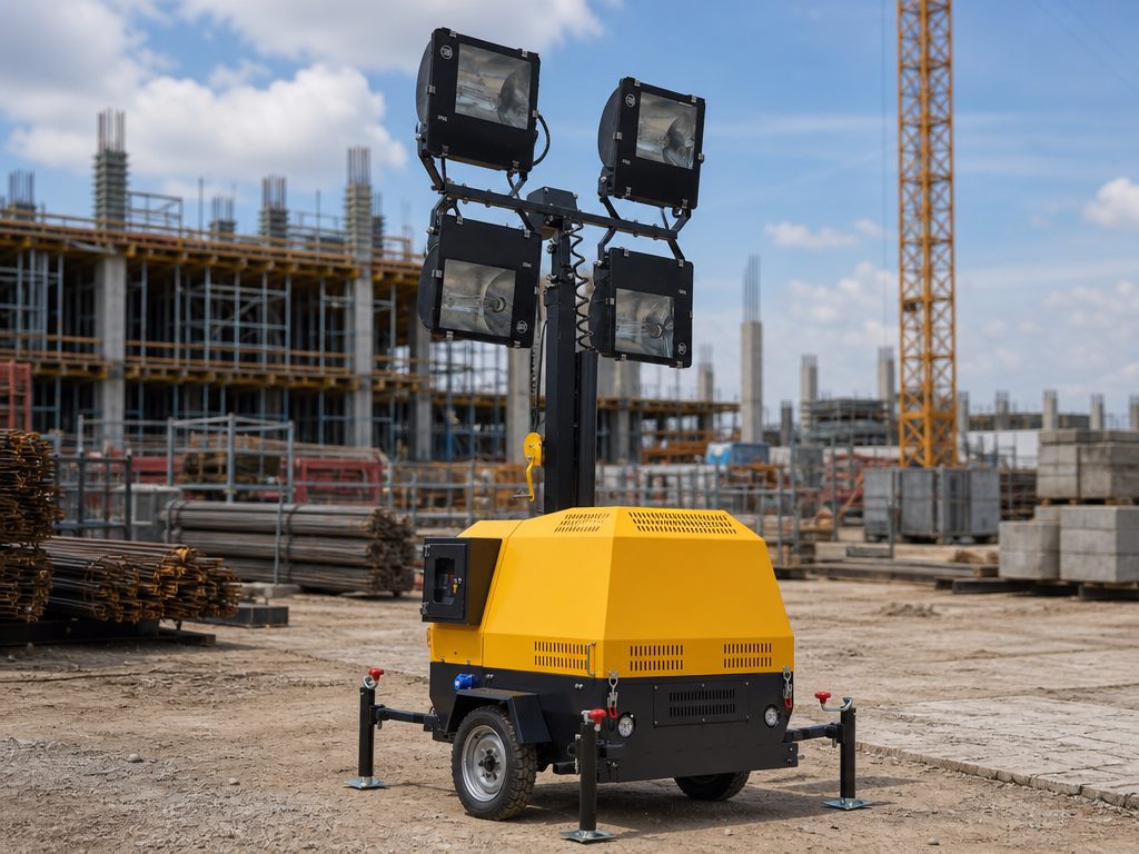 LUXIN Mobile Metal Halide Lighting Tower - Image 3