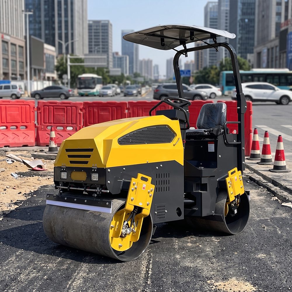 LUXIN LX25JS 2.5-Ton Fully Hydraulic Double Drum Vibratory Roller - Image 6