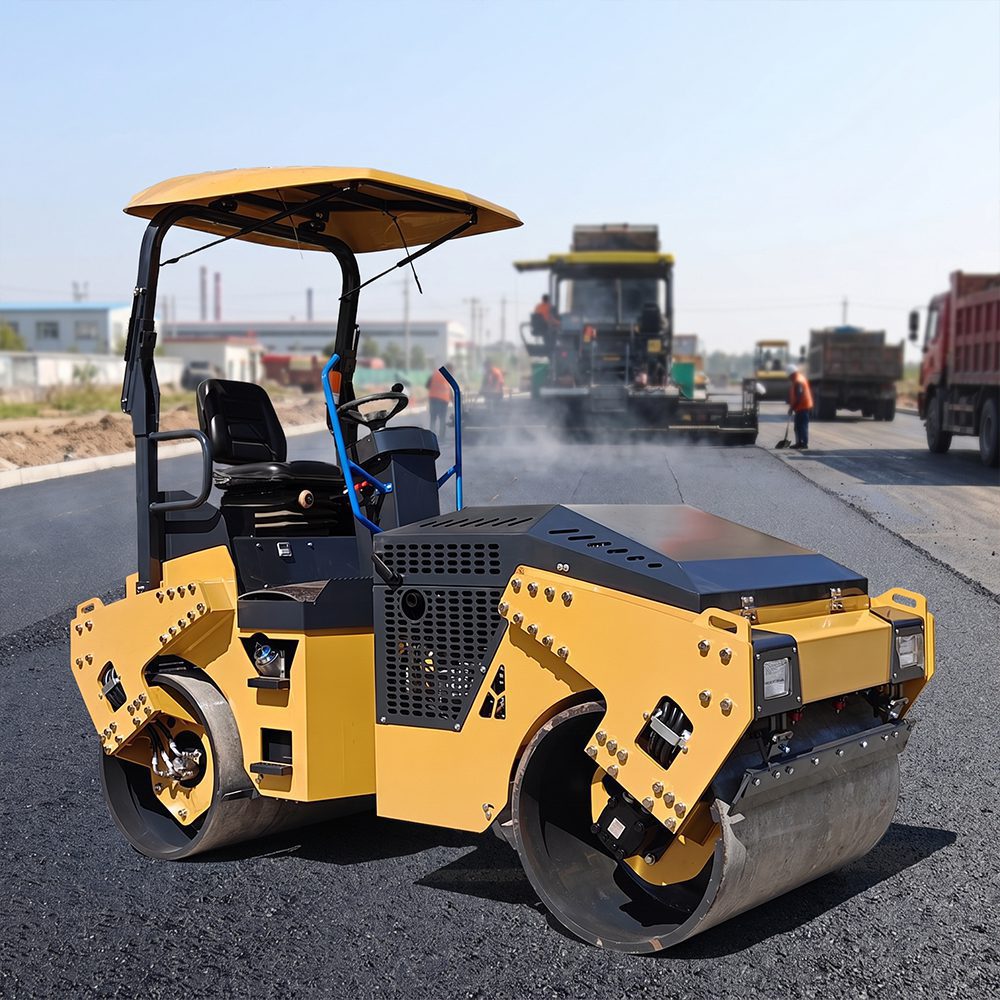 LUXIN LX35JS 3.5-Ton Dual-Vibration Double Drum Vibratory Roller - Image 5