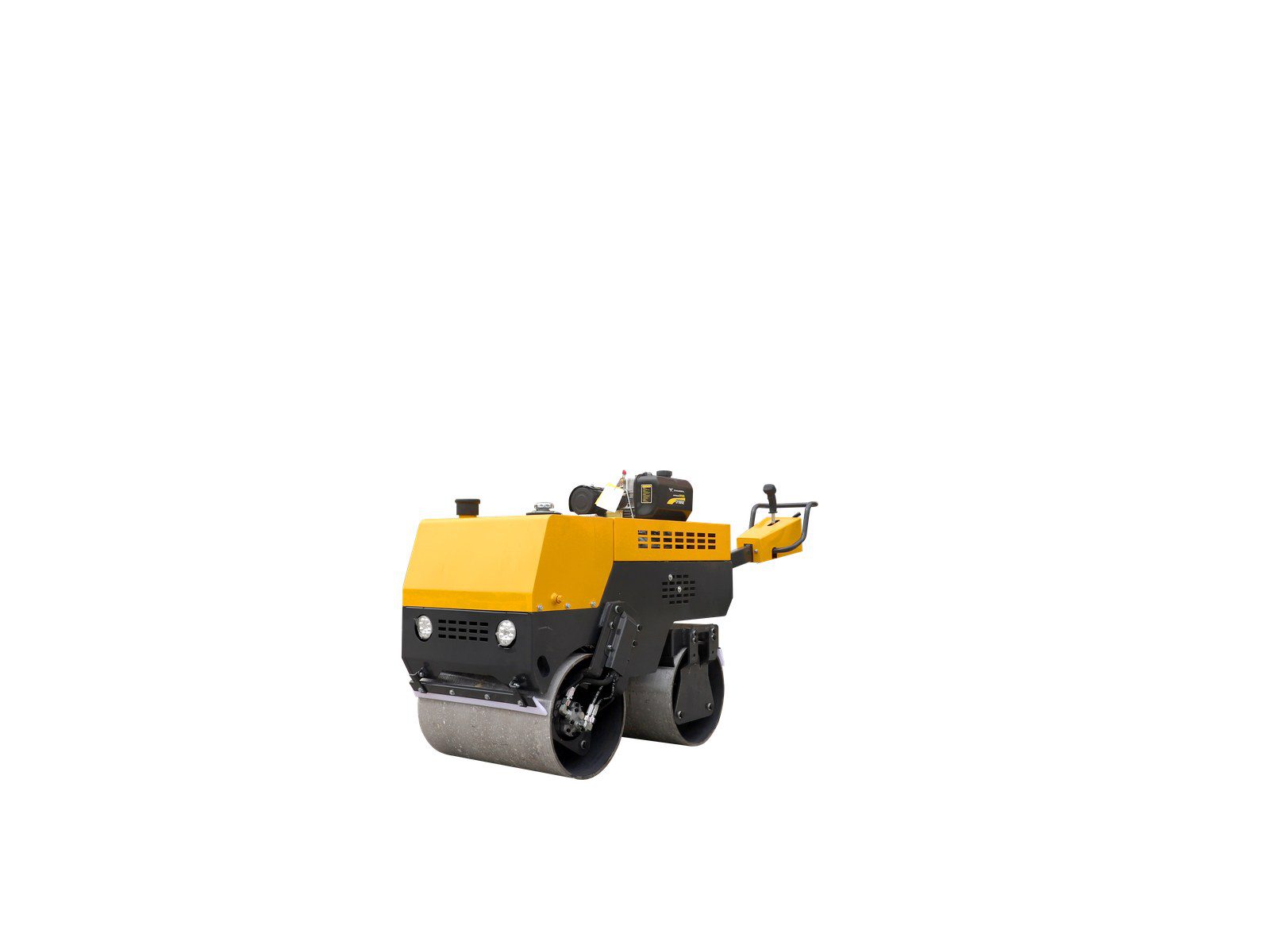 LX008JS 800 kg Fully Hydraulic Walk-Behind Double Drum Roller