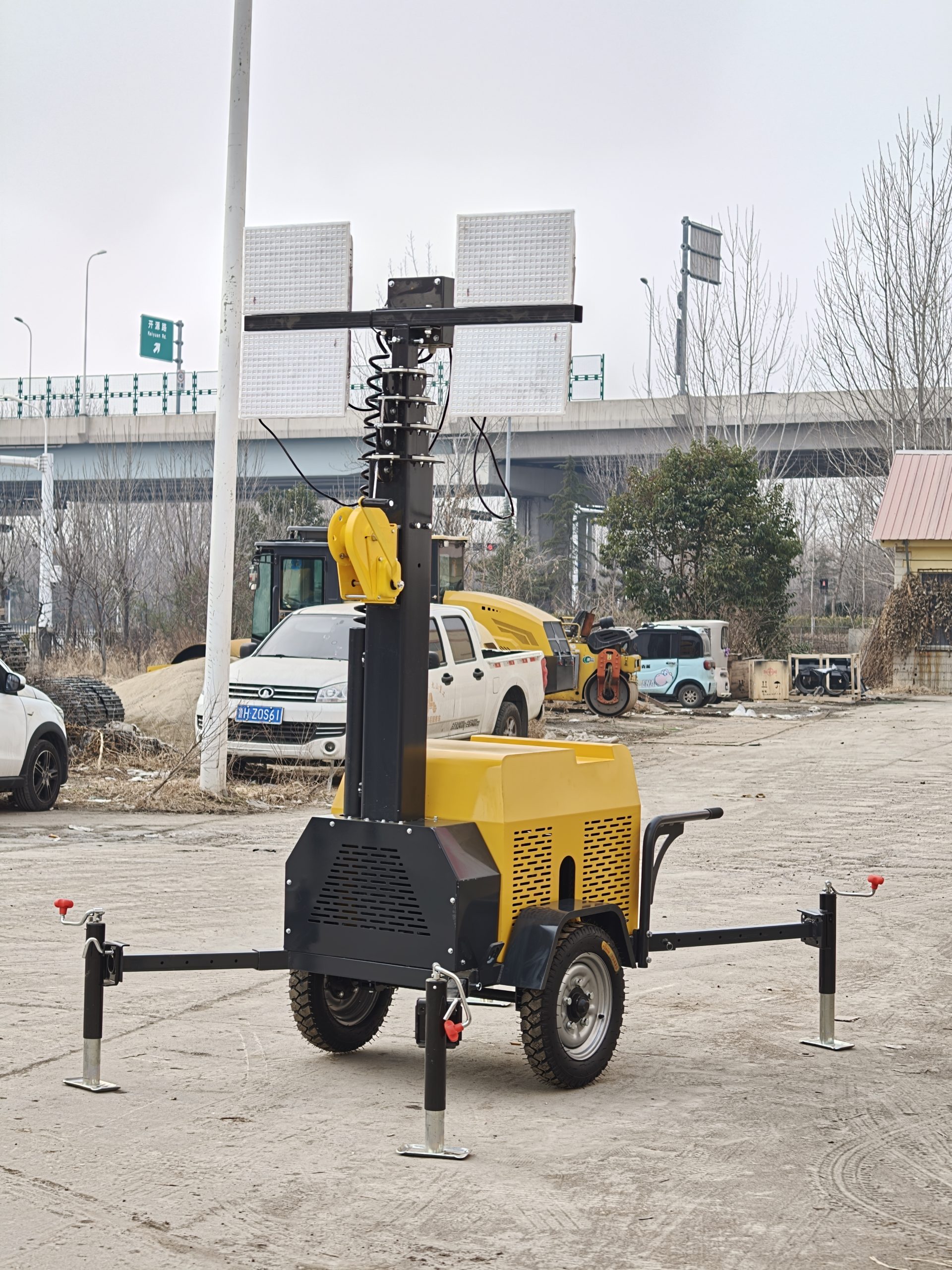 LUXIN LX07JS 7m Mobile LED Lighting Tower - Image 4