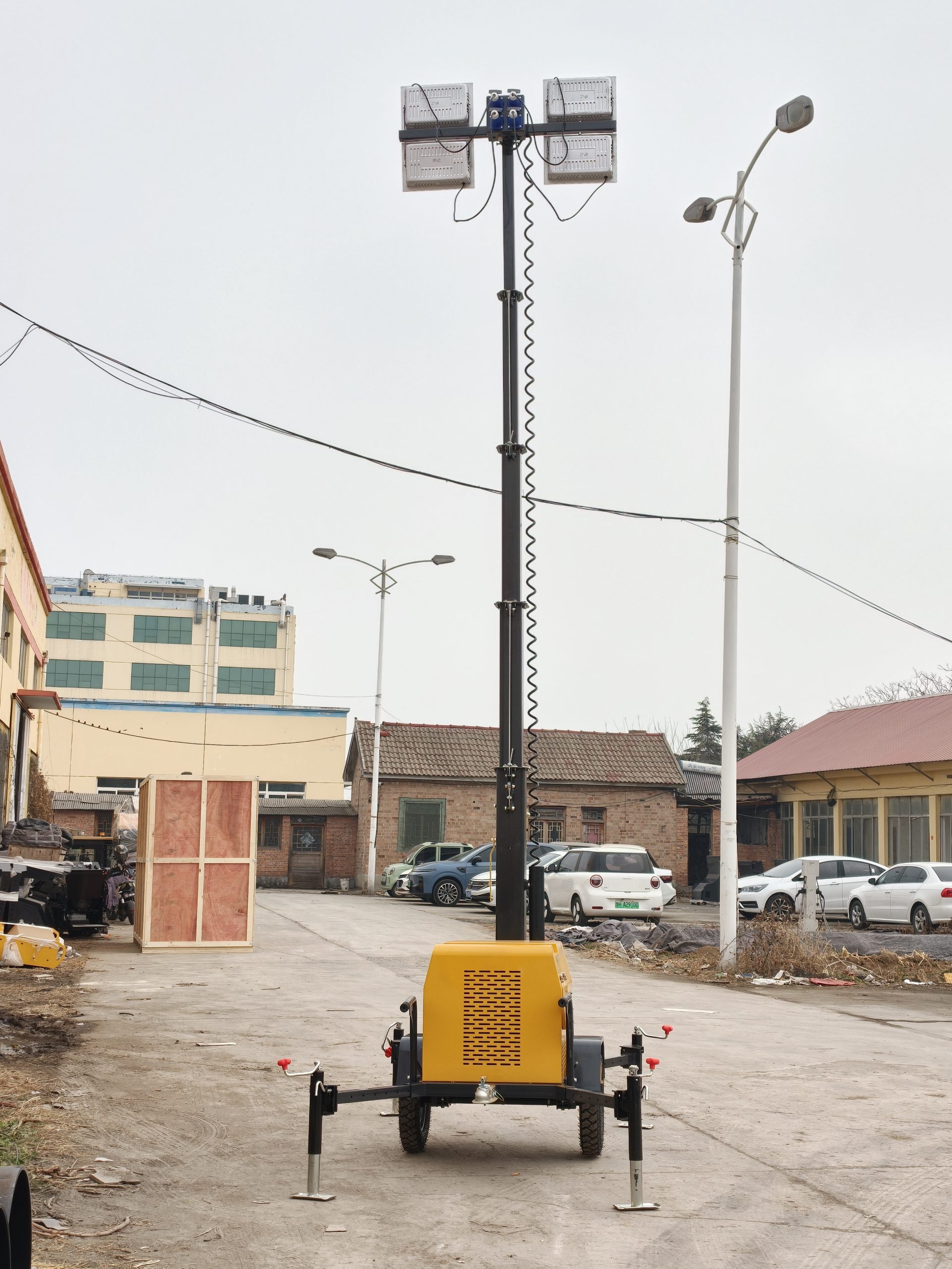 LUXIN LX07JS 7m Mobile LED Lighting Tower - Image 8