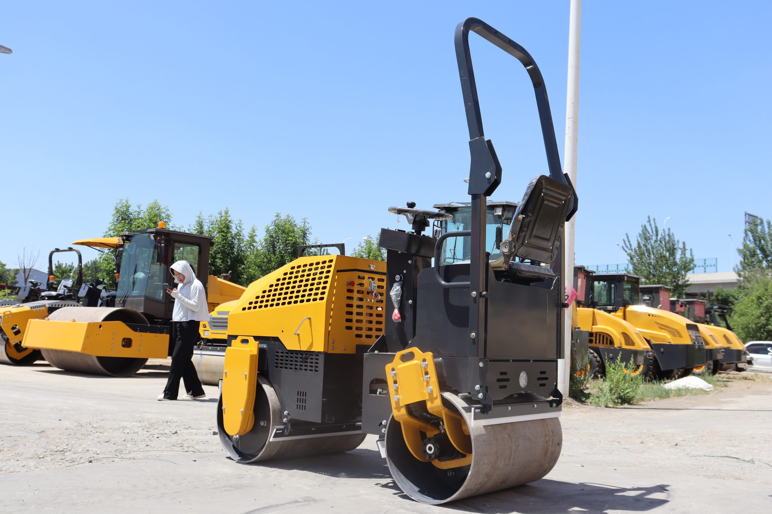 1T Mechanical Double Drum Roller-LX01JS - Image 7