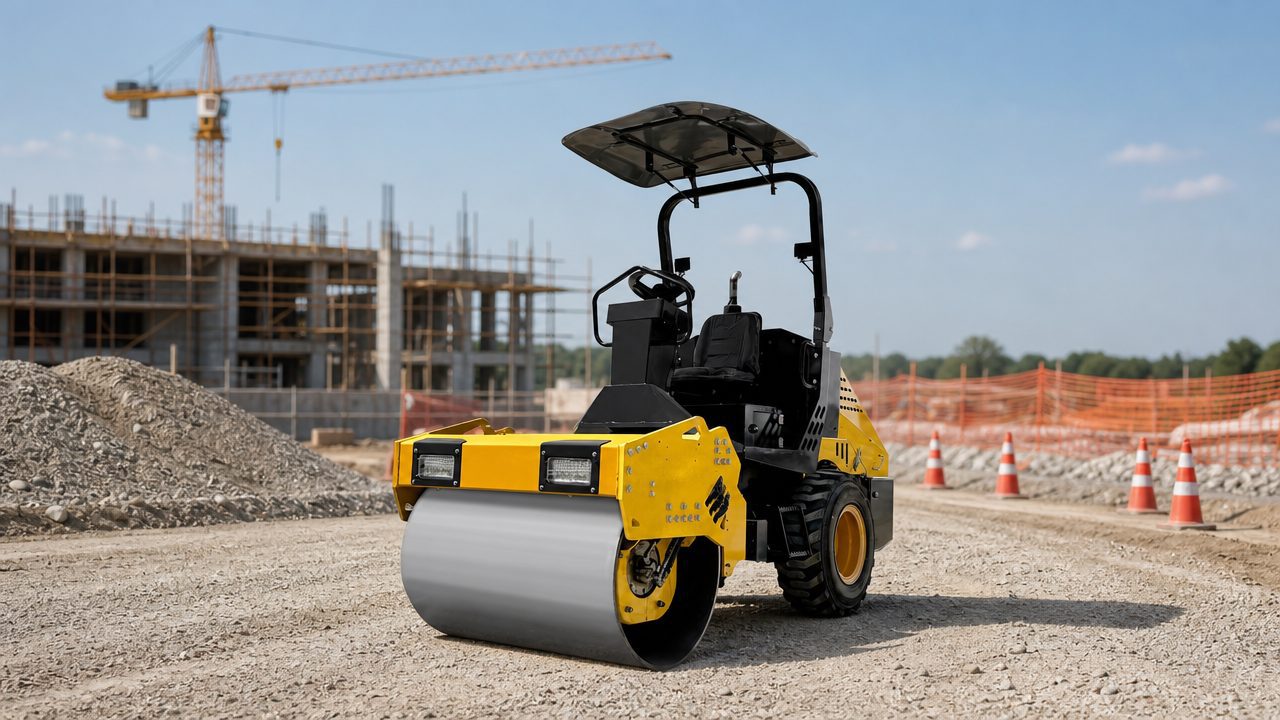LX35JS 3.5 Ton Fully Hydraulic Single Drum Vibratory Roller - Image 8