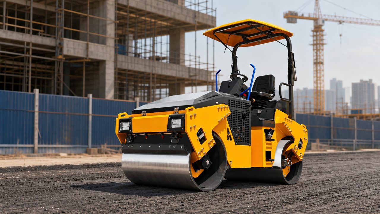 LUXIN LX35JS 3.5-Ton Dual-Vibration Double Drum Vibratory Roller - Image 7
