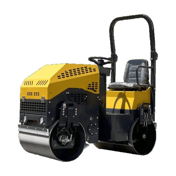 LUXIN 1-ton full hydraulic double drum road roller