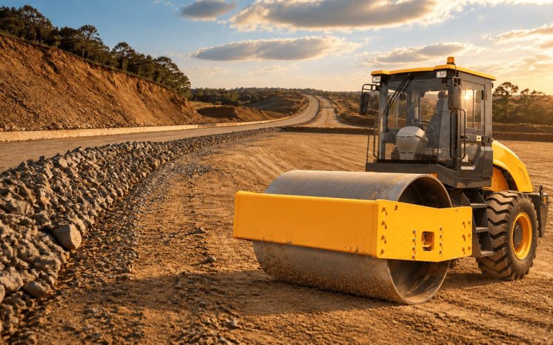 LUXIN compaction equipment for road construction